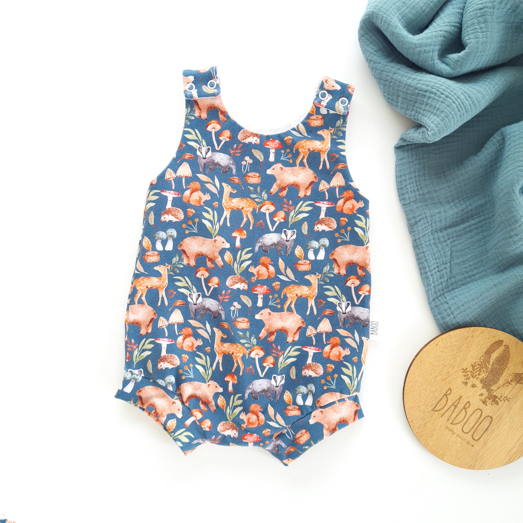 Bear short romper