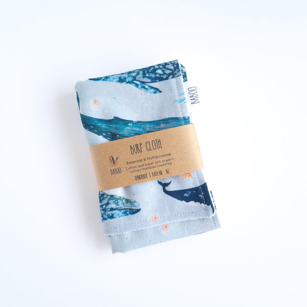 Moana burp cloth