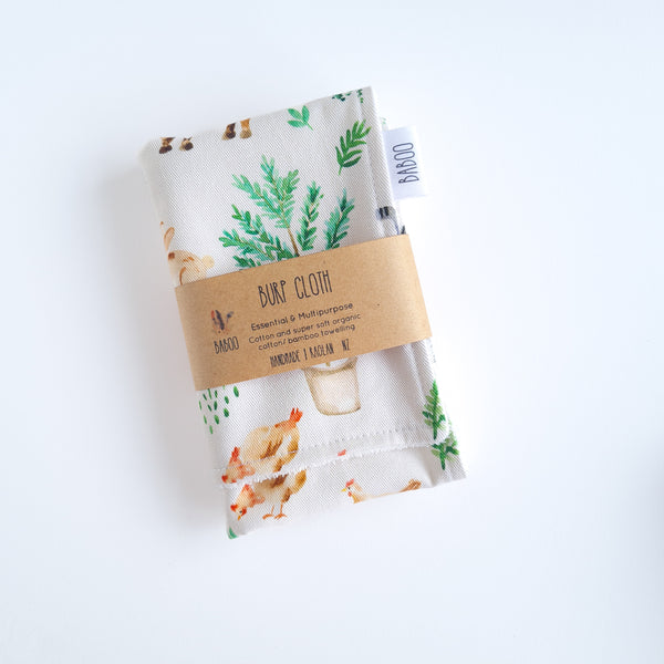 Emerson burp cloth