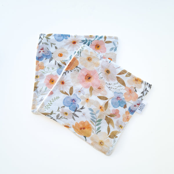 Blossom Face Washers (2 pack)