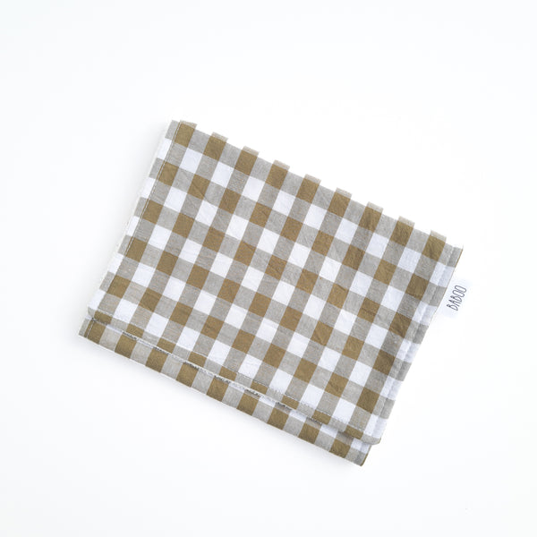 Olive burp cloth