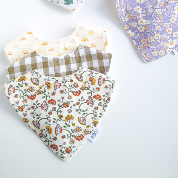 Boho dribble bib