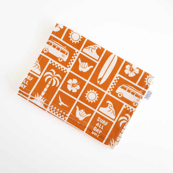 Raglan burp cloth