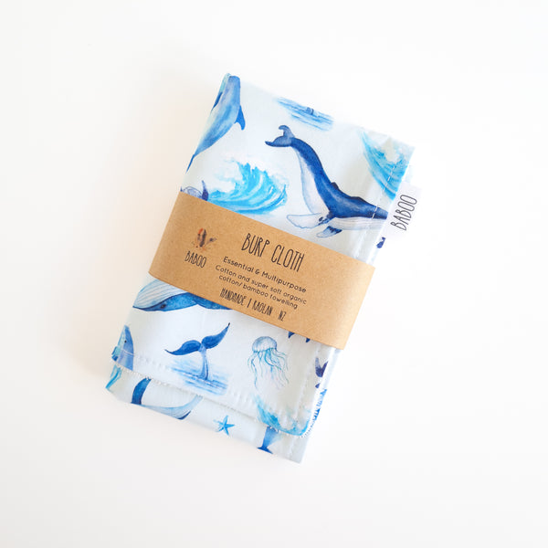 Lucas burp cloth