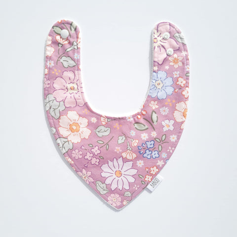 Violet dribble bib