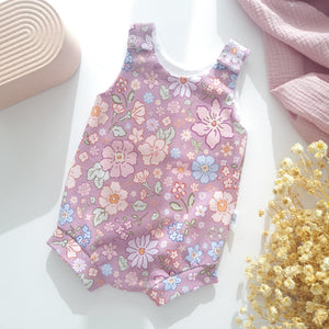 Violet short romper