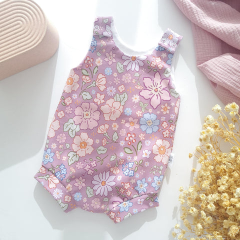 Violet short romper