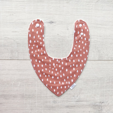 Plum dribble bib